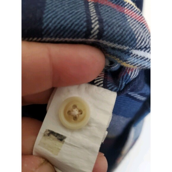 Lucky Brand Saturday Stretch Long Sleeve Western Shirt Mens XL Pearl Snap Button - Picture 11 of 16